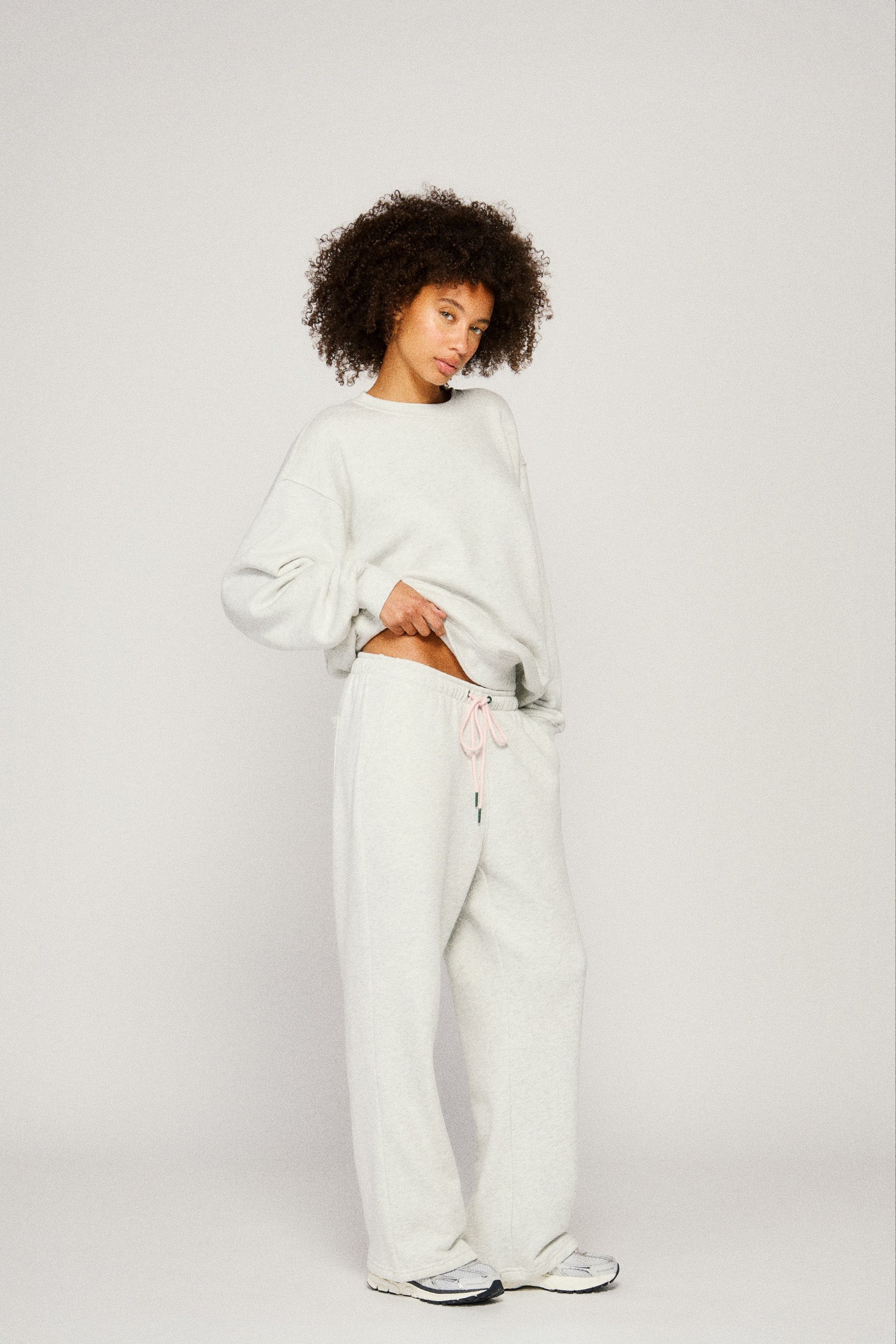 Milk Bottle Sweatpant - Heather Grey