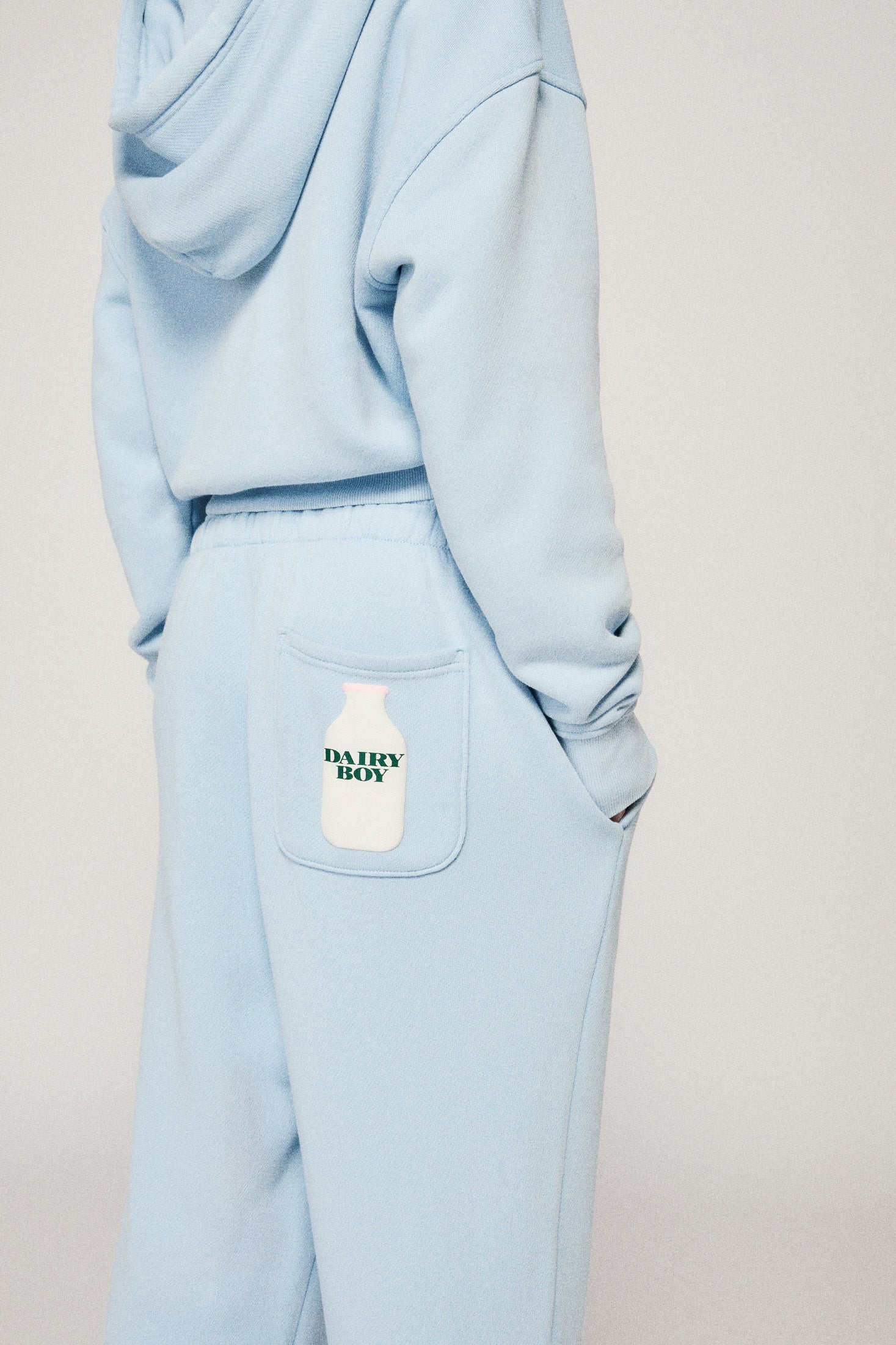 Milk Bottle Sweatpant - Icy Blue