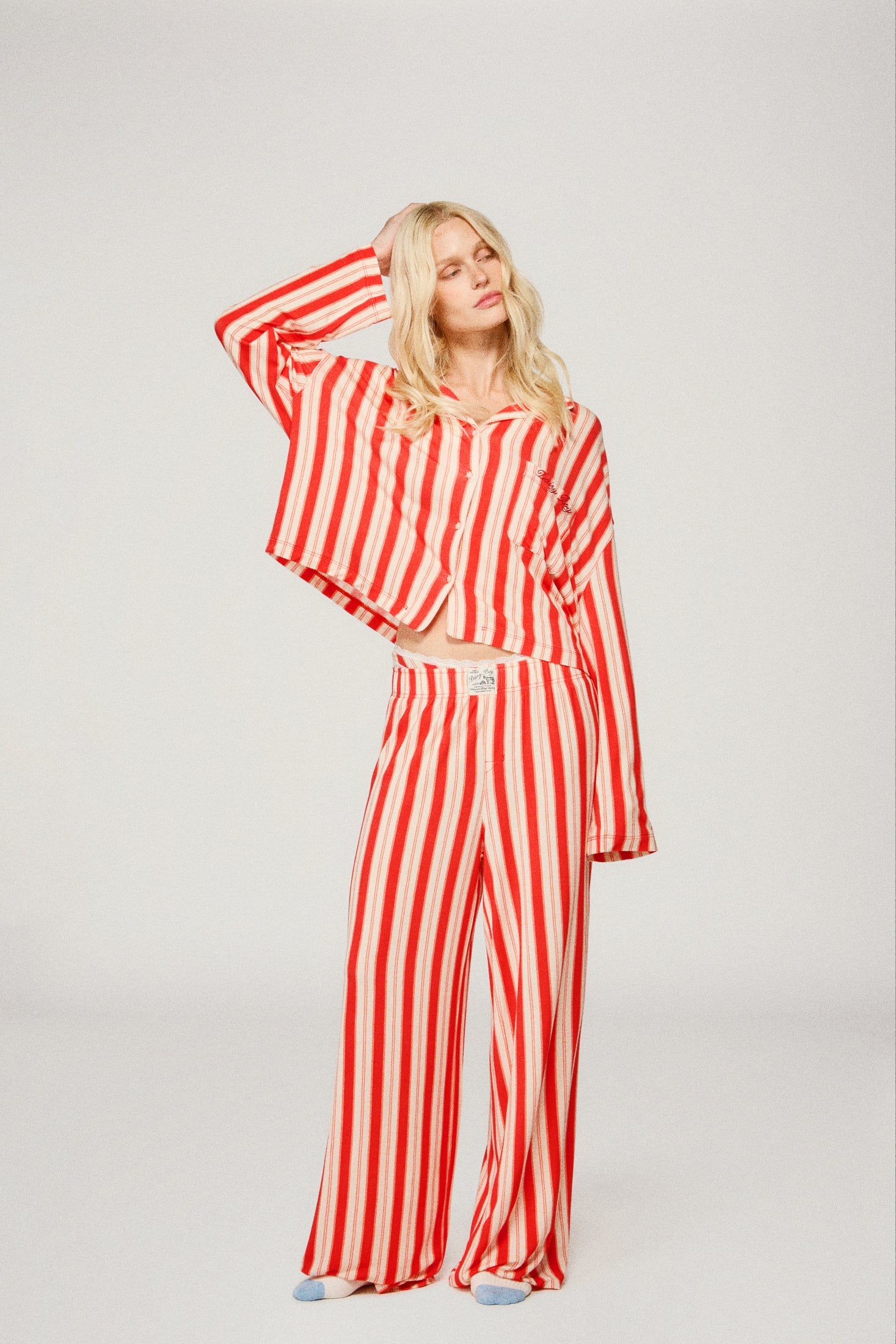 Holiday Sleep Set - Candy Cane Stripe