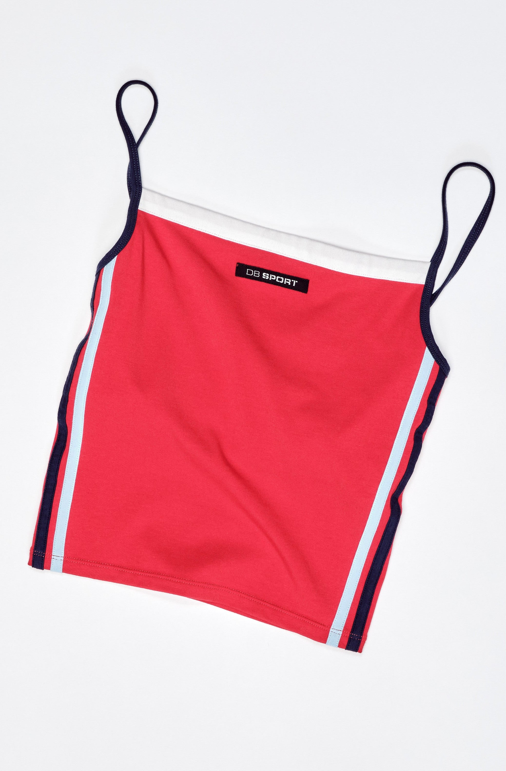 Square Neck Tank - Cherry Red