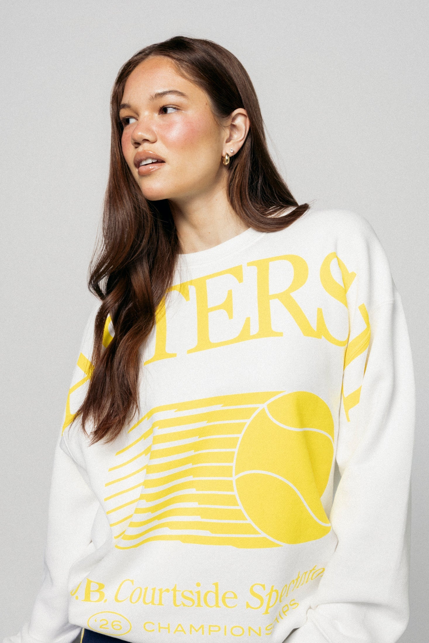 Masters 1k Crewneck - White
