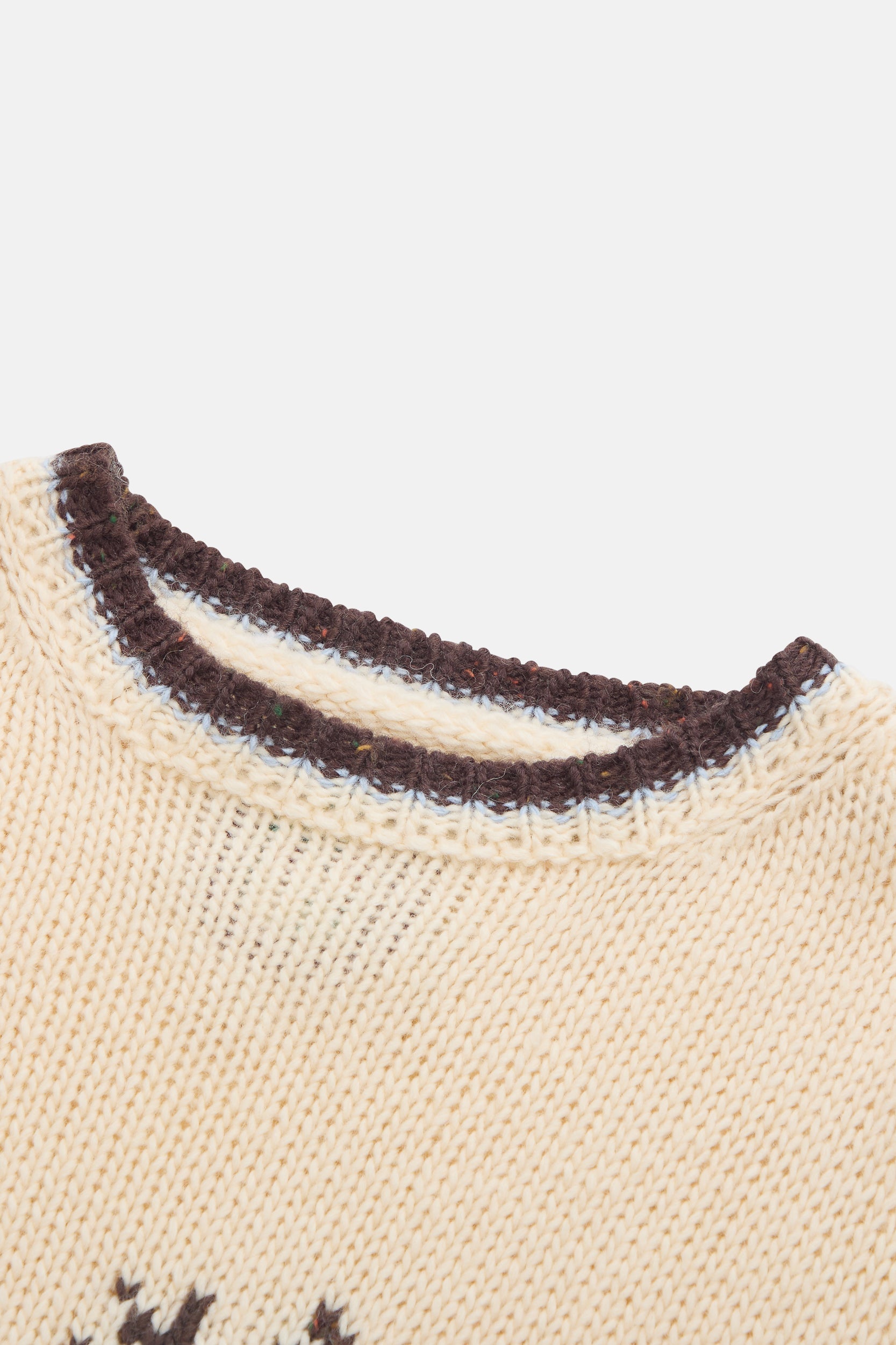 Deer Sweater - Soft Cream