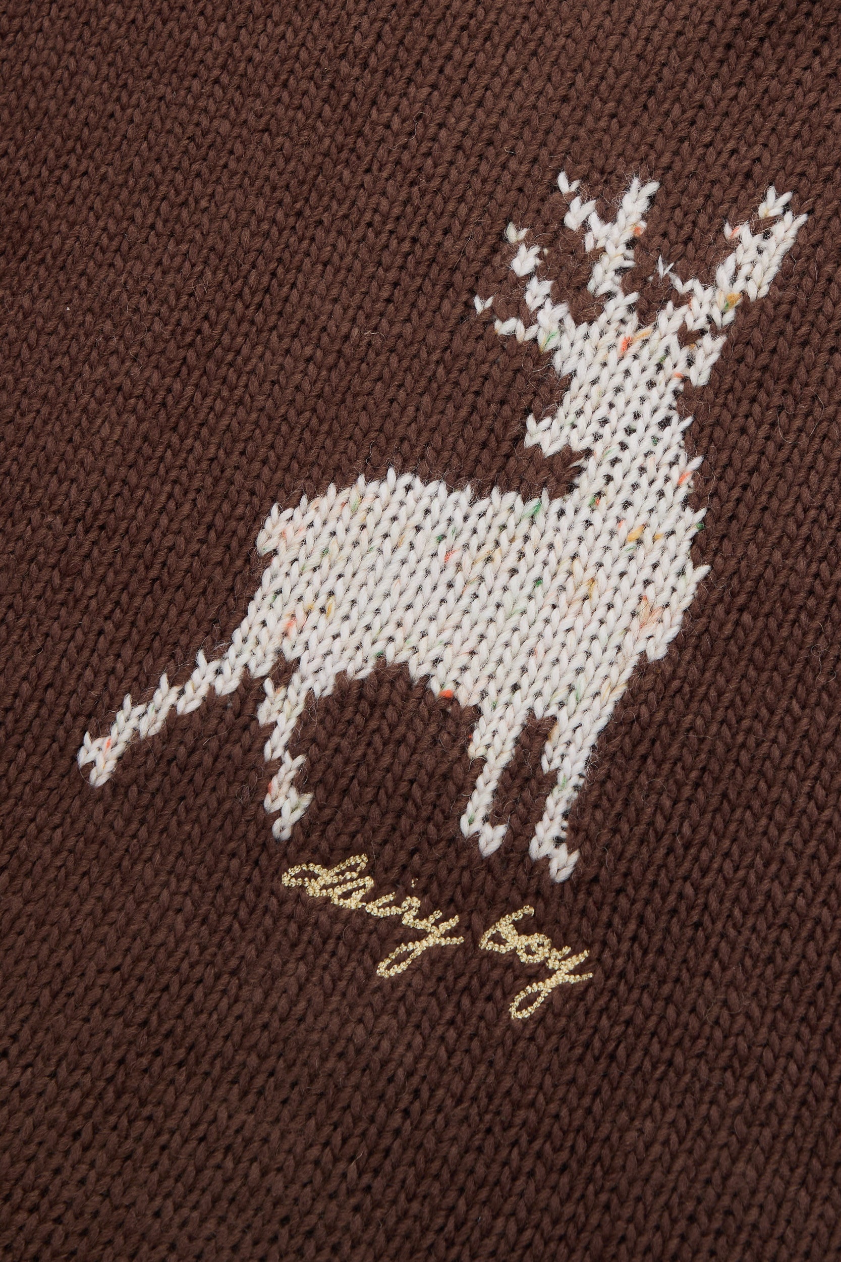 Deer Sweater - Worn Brown
