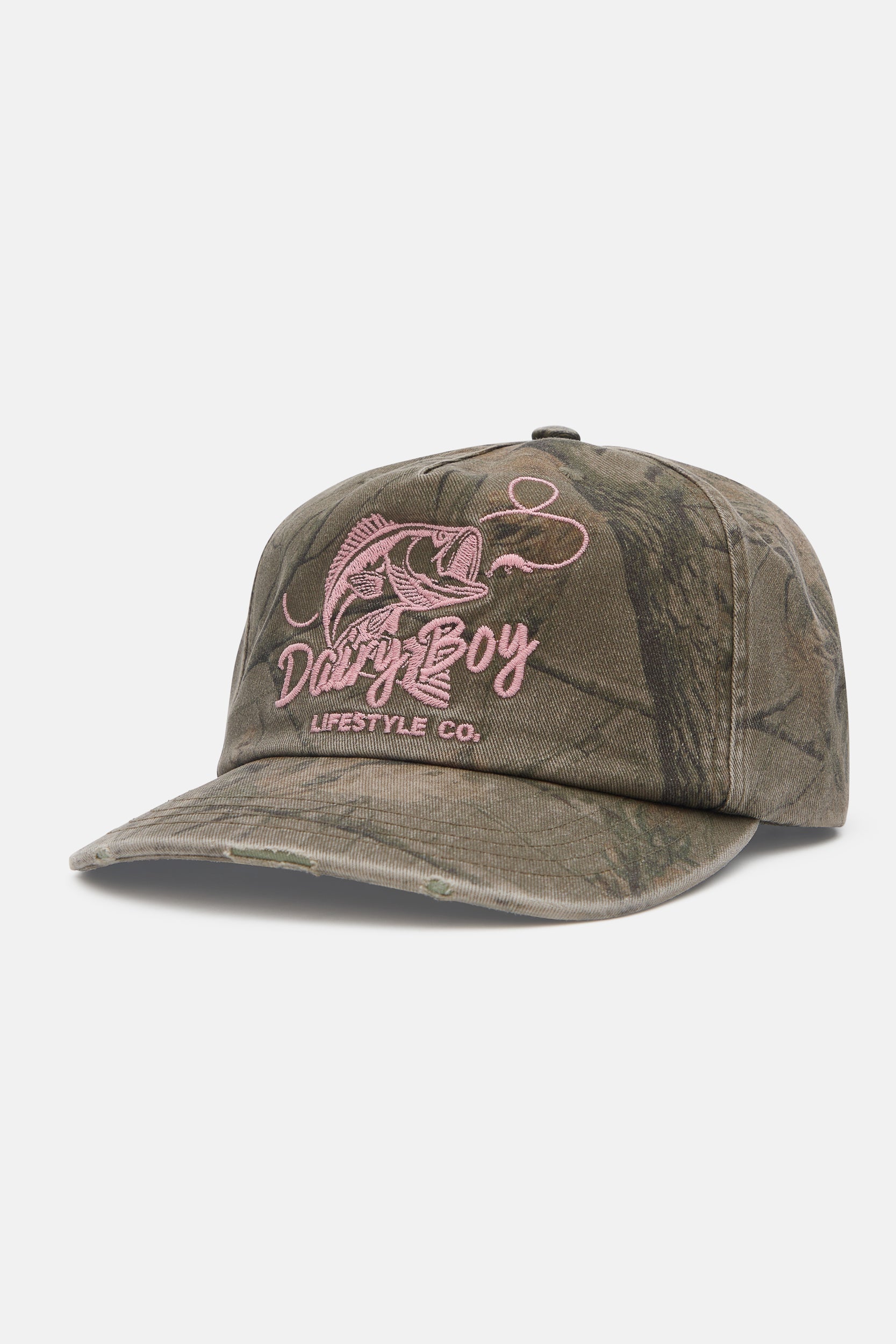 Fisherman Trucker hat - Pink