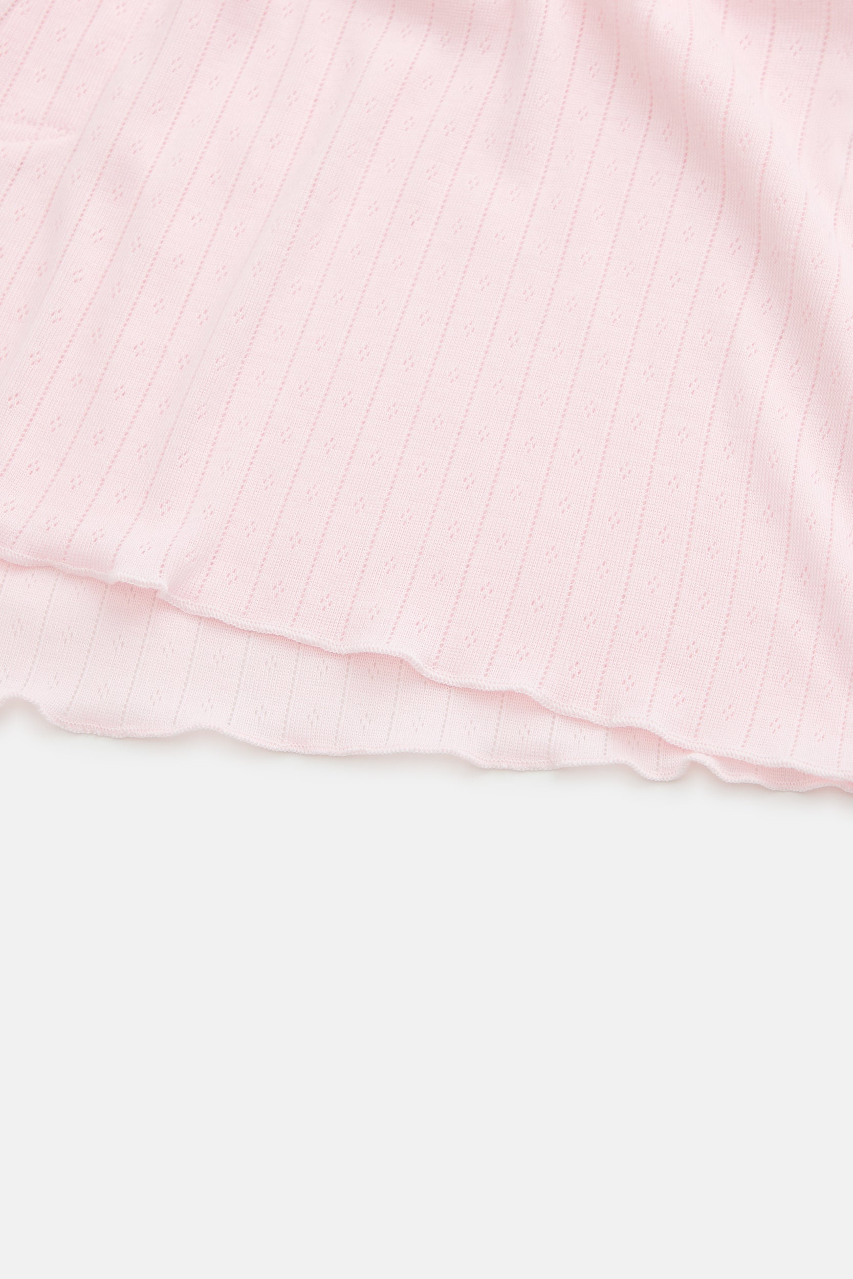 Pointelle Sleep Short - Blush