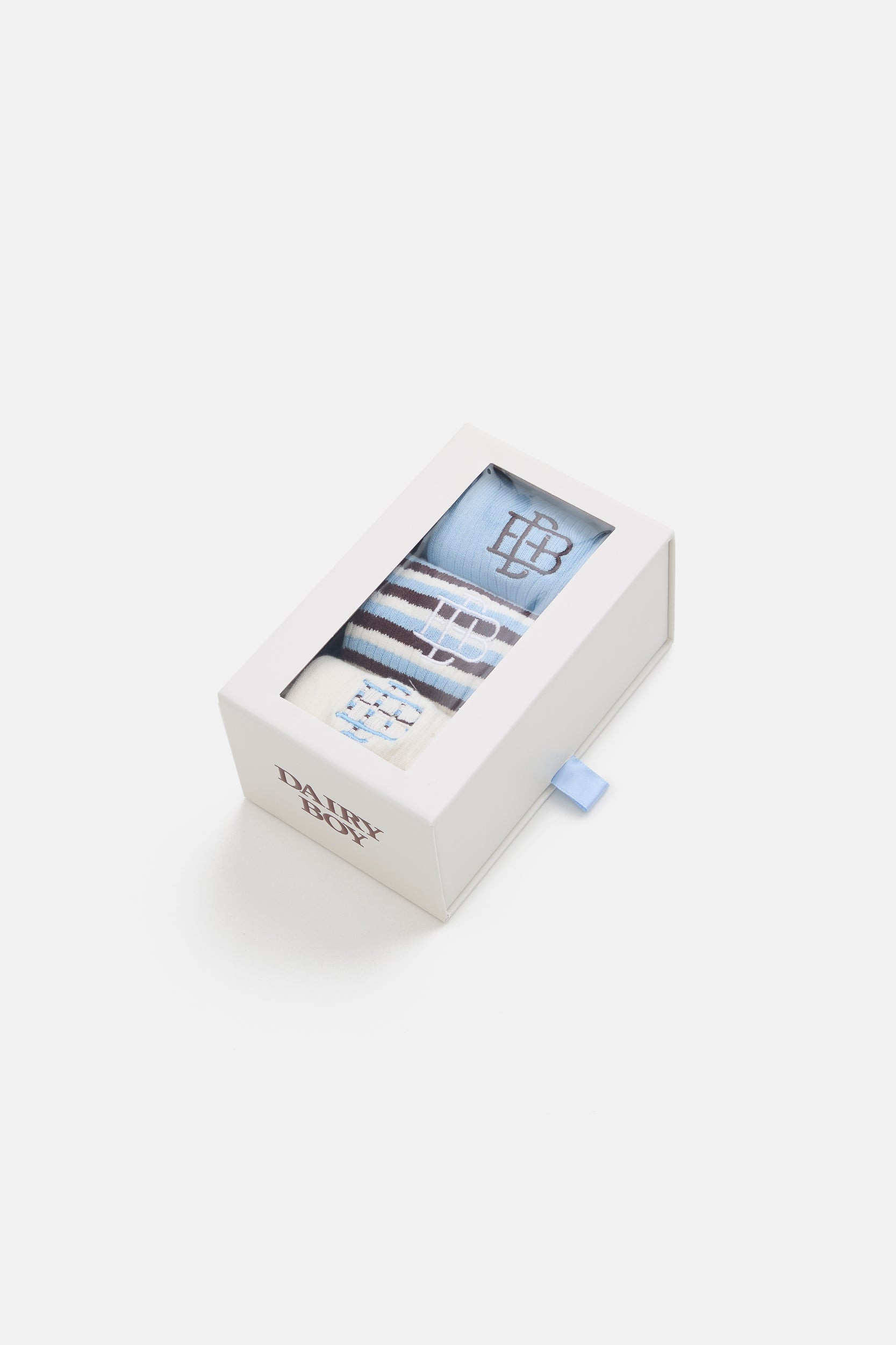 DB Logo Sock Set - Blue Multi