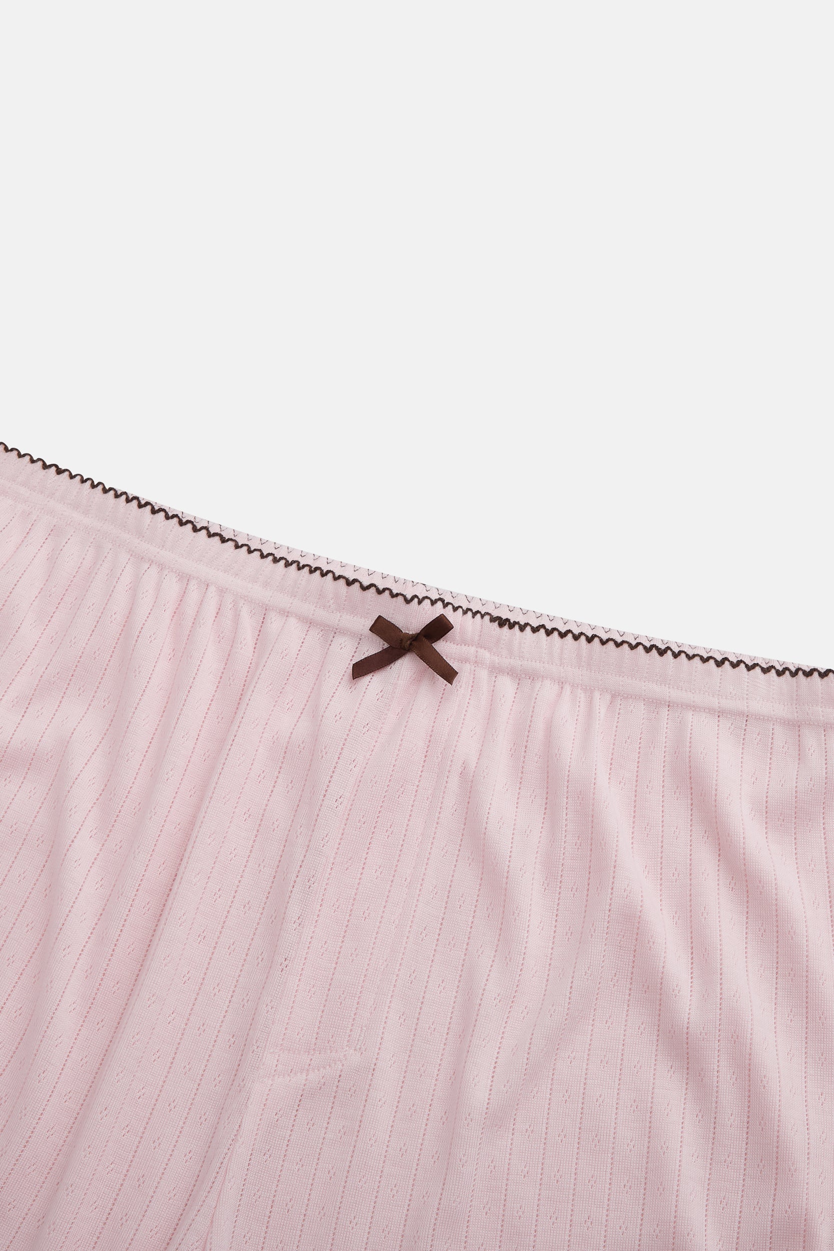 Pointelle Sleep Short - Blush