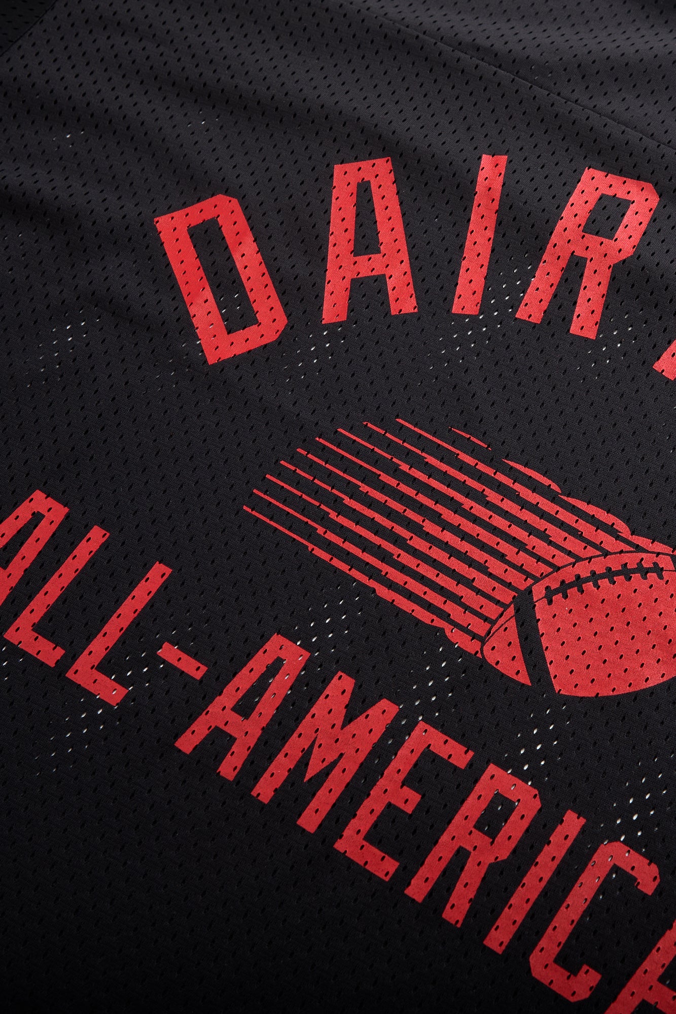 Study Break Varsity Jersey - Black/Barn Red