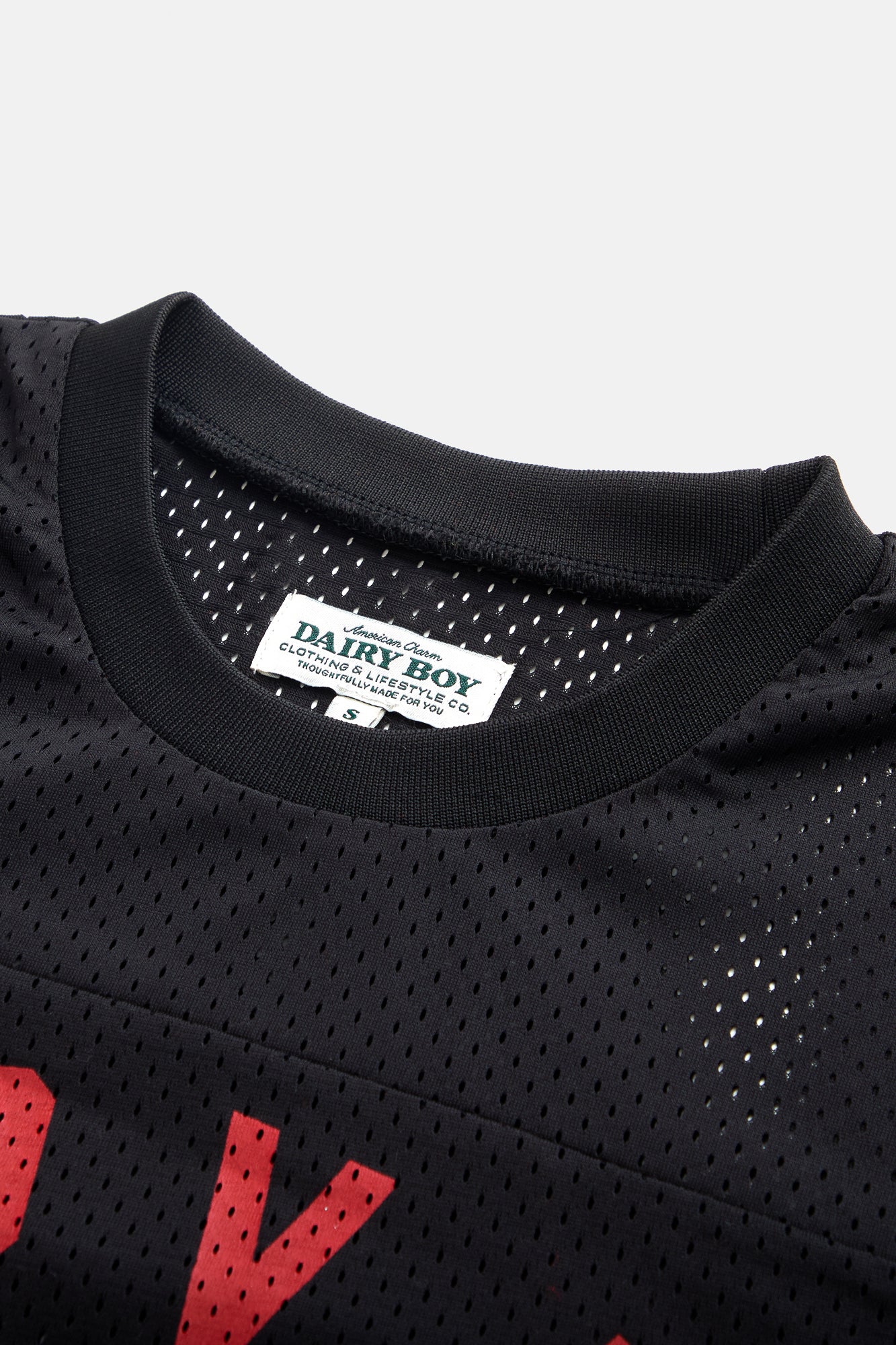 Study Break Varsity Jersey - Black/Barn Red