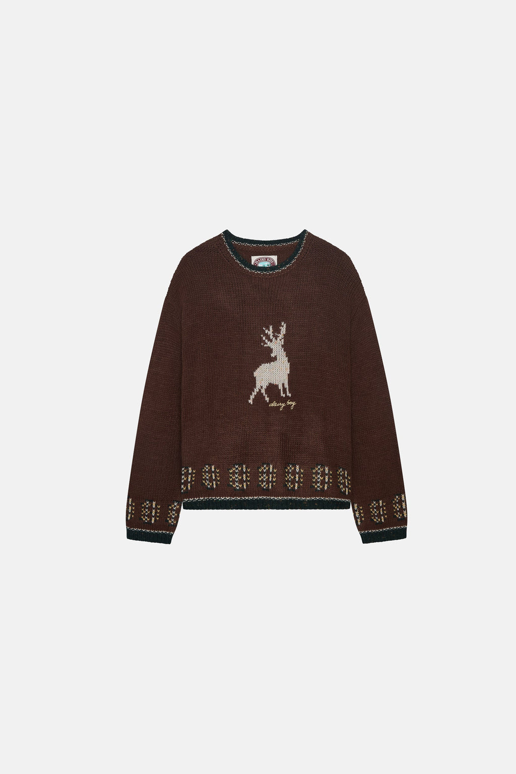 Deer Sweater - Worn Brown