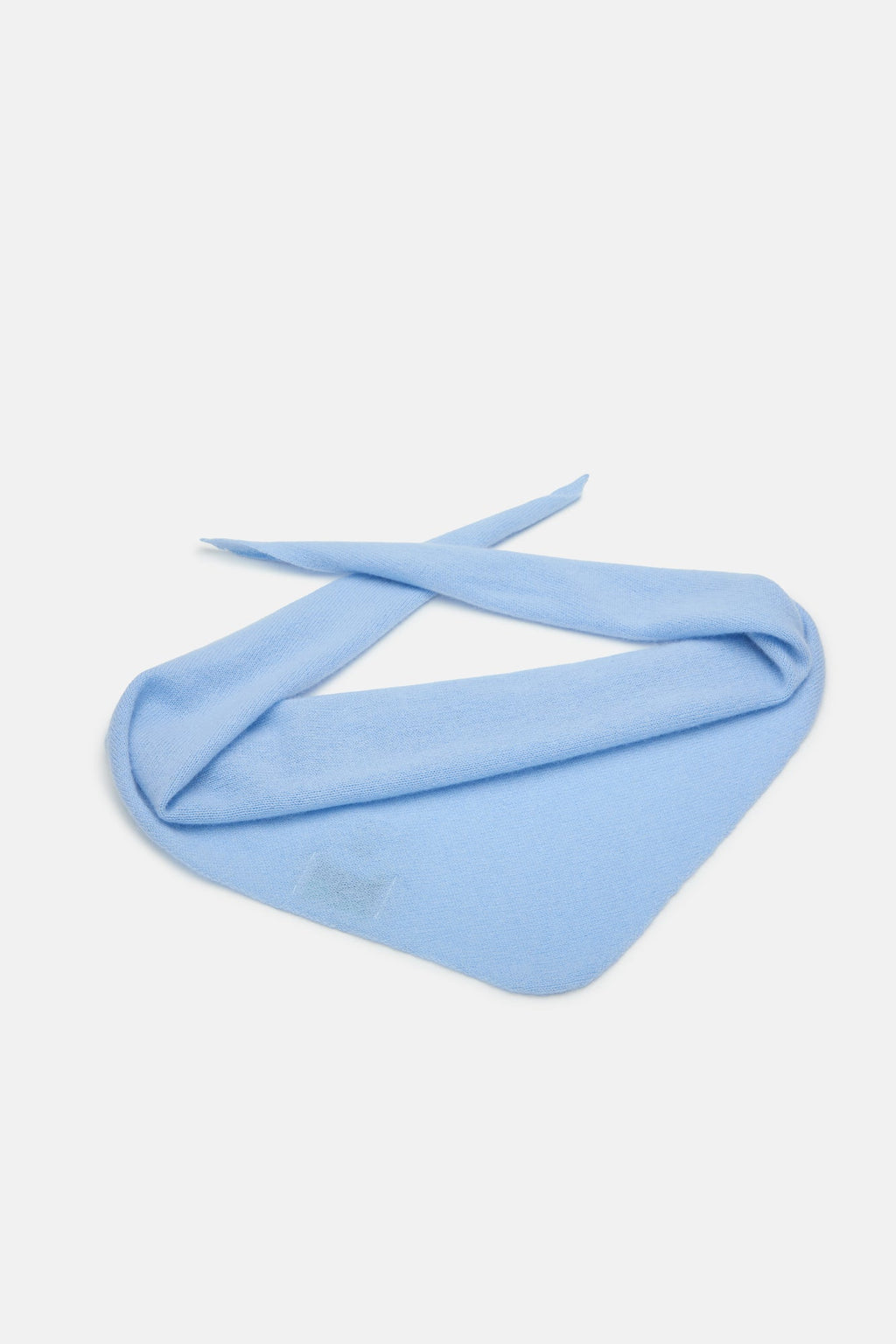 Cashmere Triangle Scarf - Bluebird
