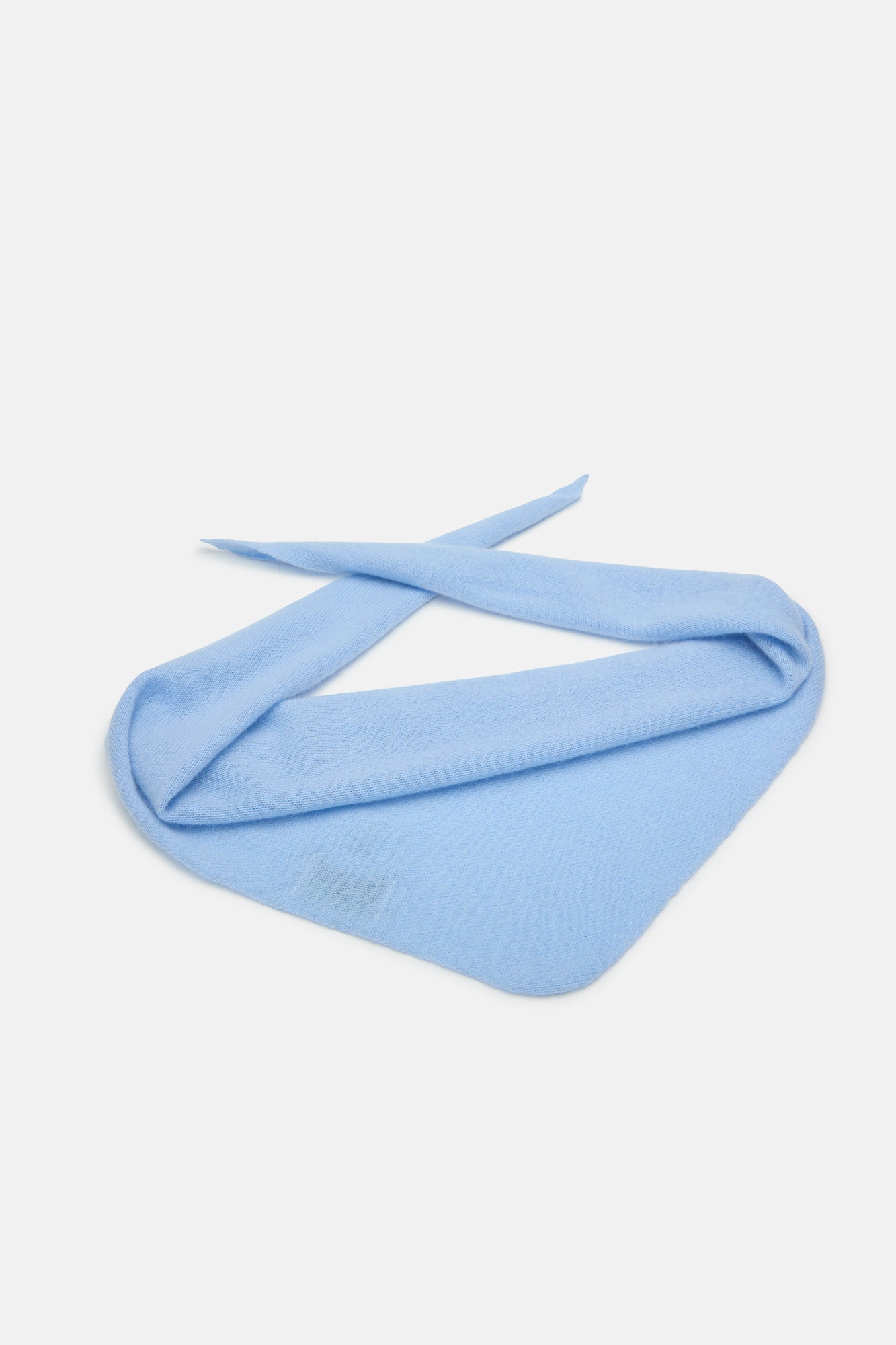 Cashmere Triangle Scarf - Bluebird