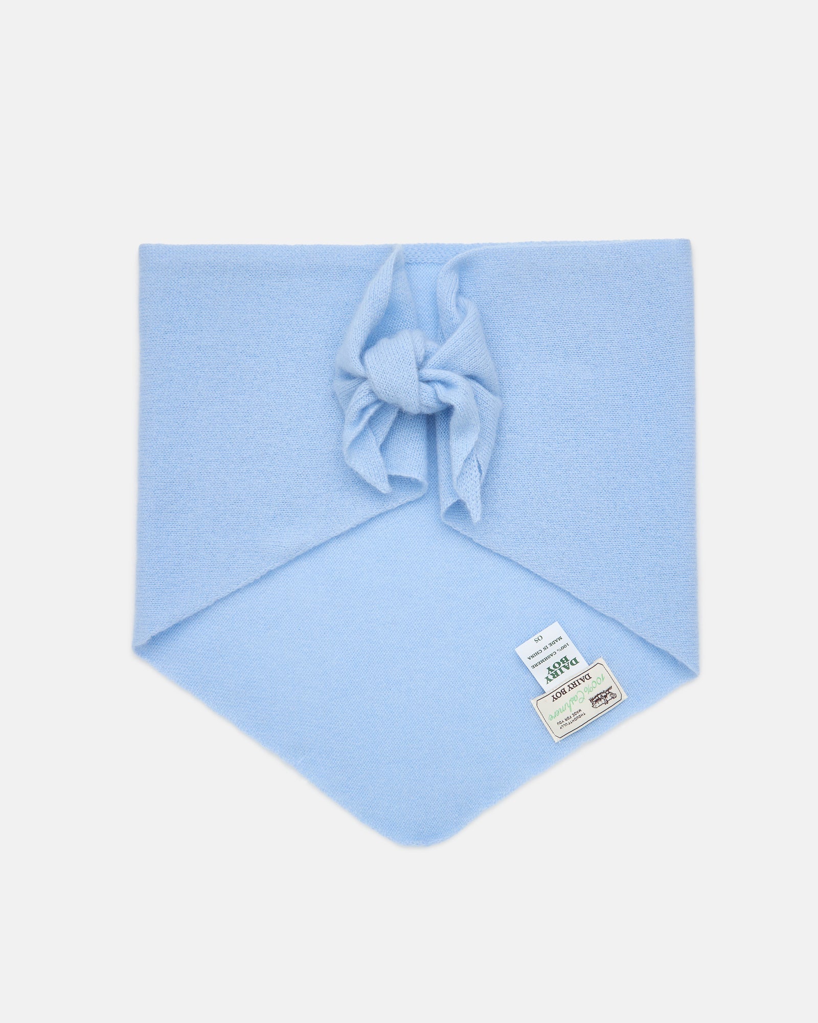 Cashmere Triangle Scarf - Bluebird