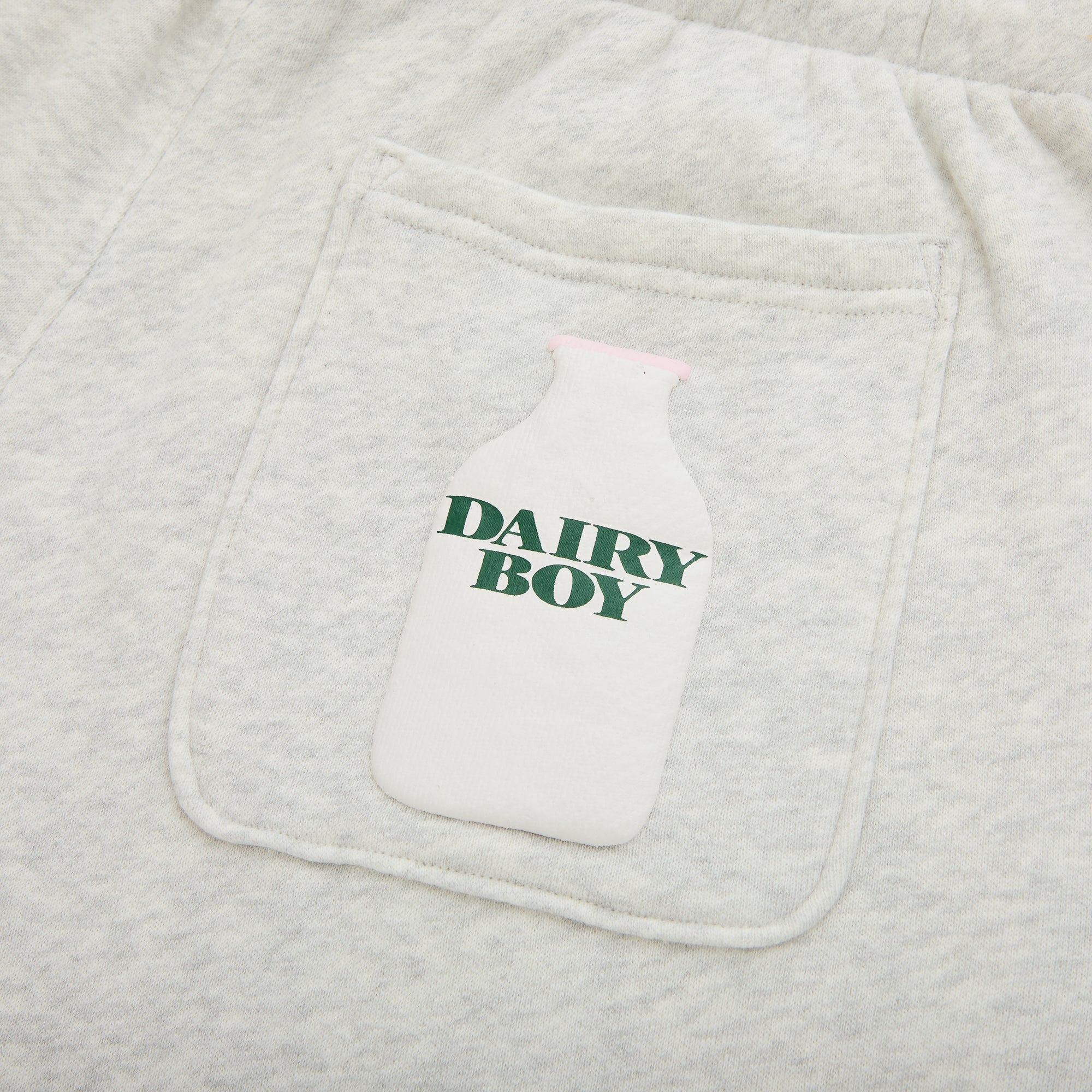 Milk Bottle Sweatpant - Heather Grey
