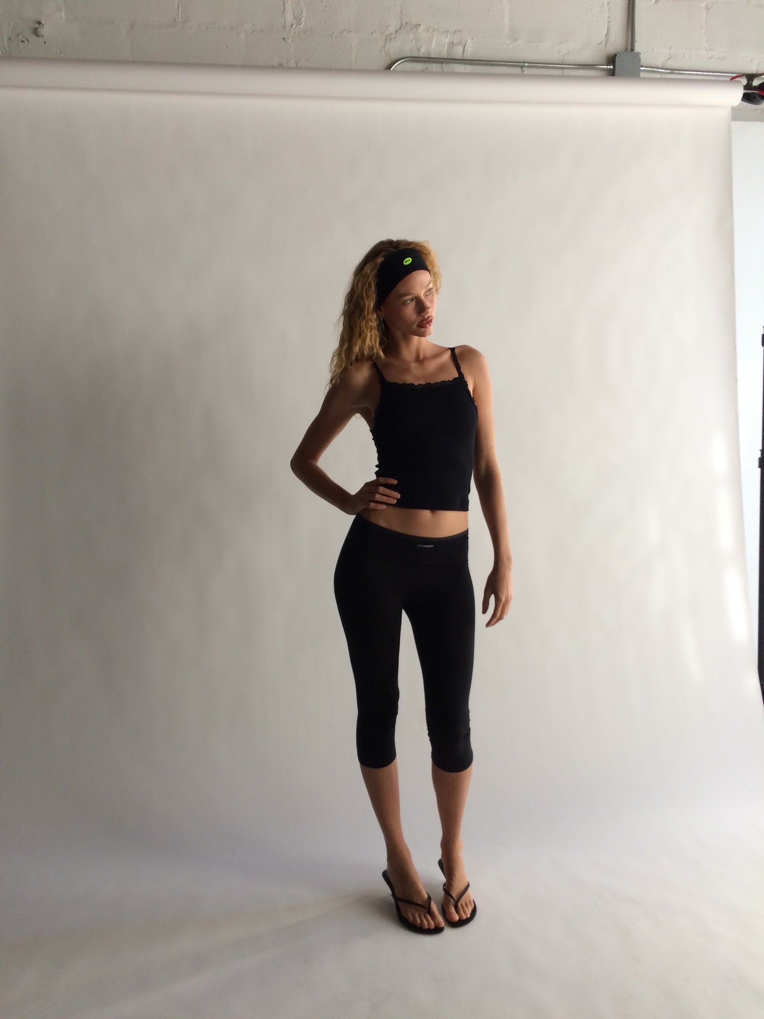 Mia Lace Tank - True Black