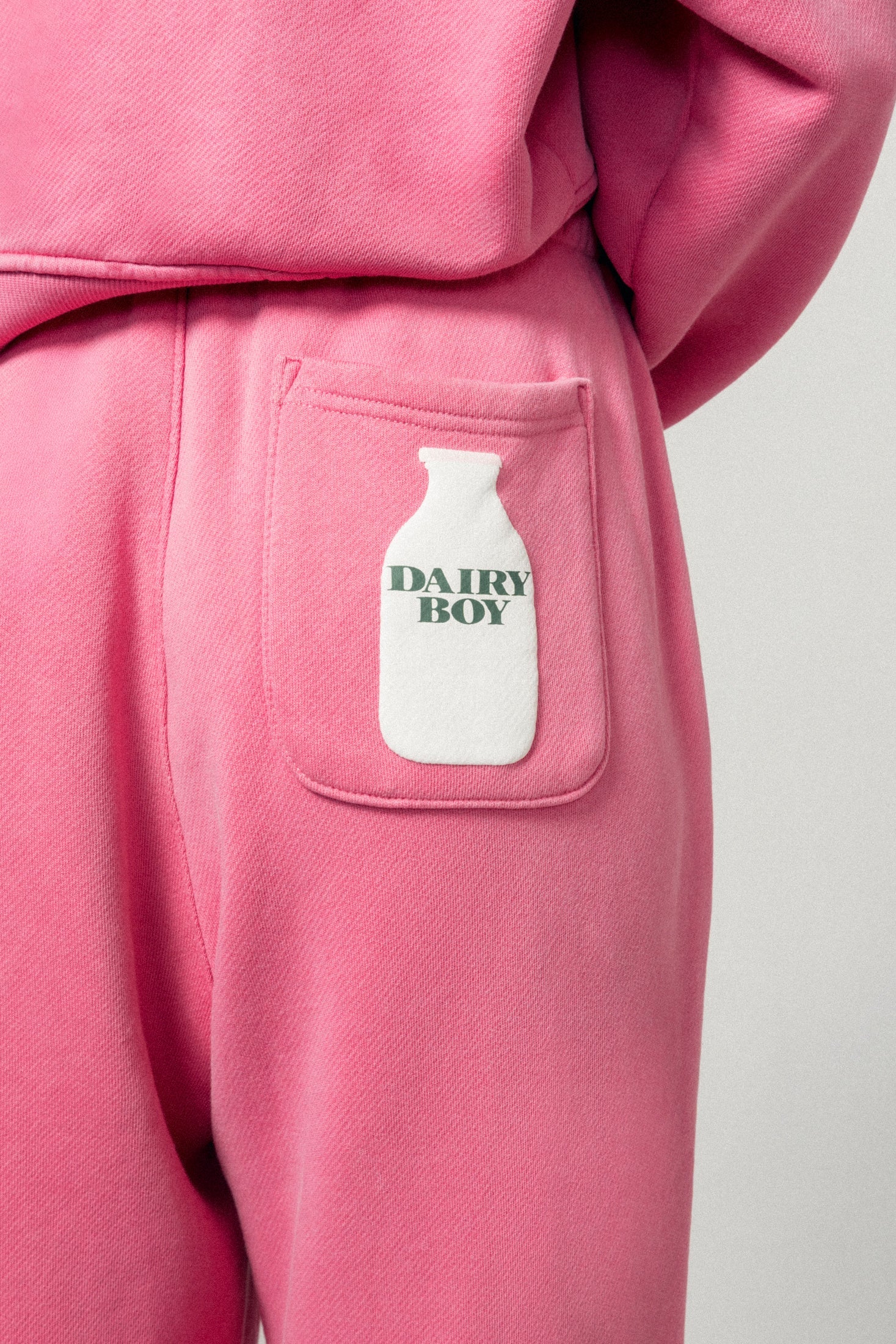 Milk Bottle Sweatpant - Strawberry Milk